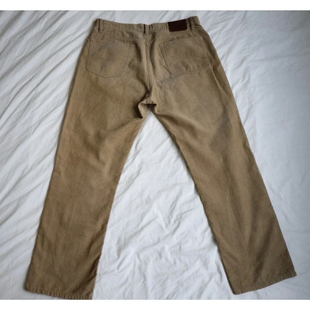 Polo Ralph Lauren Corduroy Pants Men’s 34x30 Tan Beige Straight Leg Classic